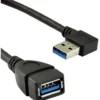 Connect USB kabelmed vinkel