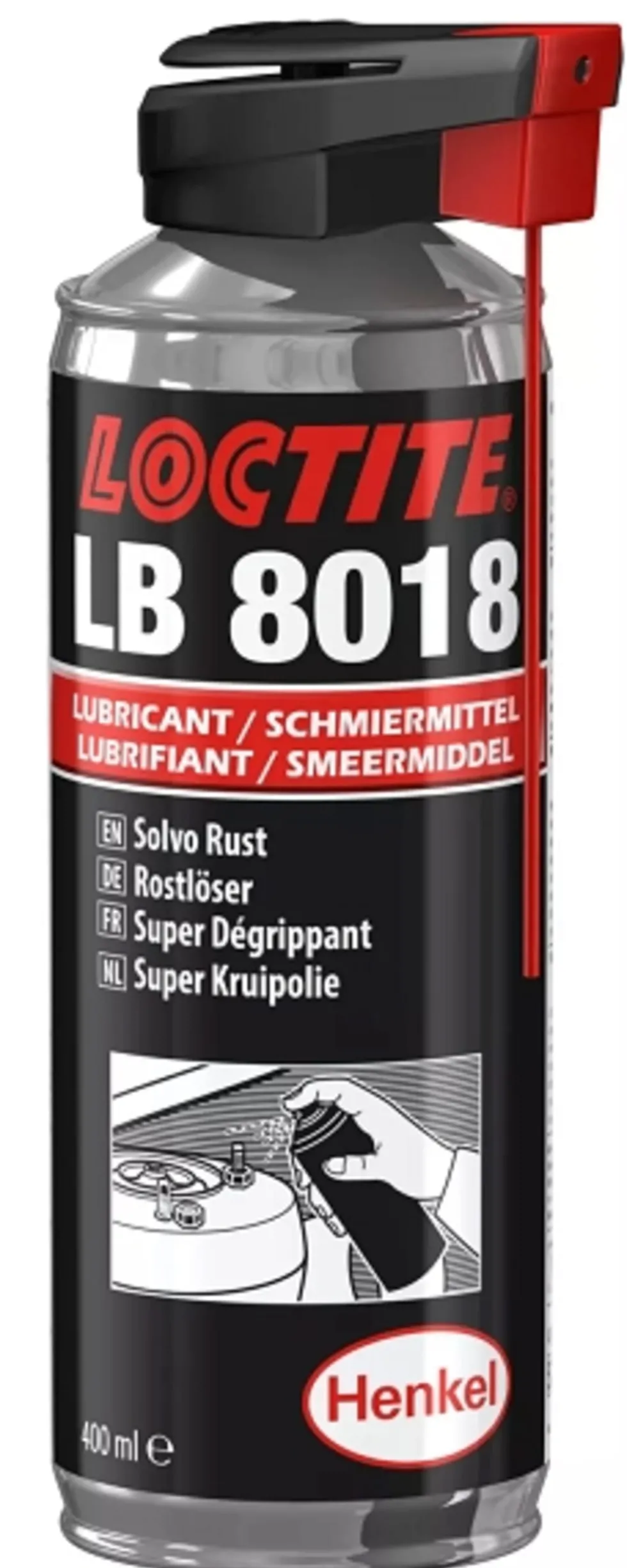 Loctite LB 8018Smøremiddel, rustfjerner