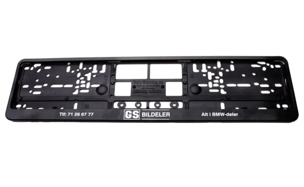 Skiltplate/holderBMW