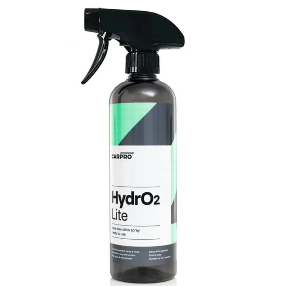 Sprayvoks HydrO2 LITESpray på, spyl av